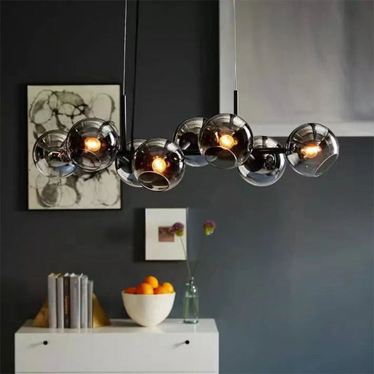 Glaskuppel-lysestage i nordisk stil
 - lichtdekor.com