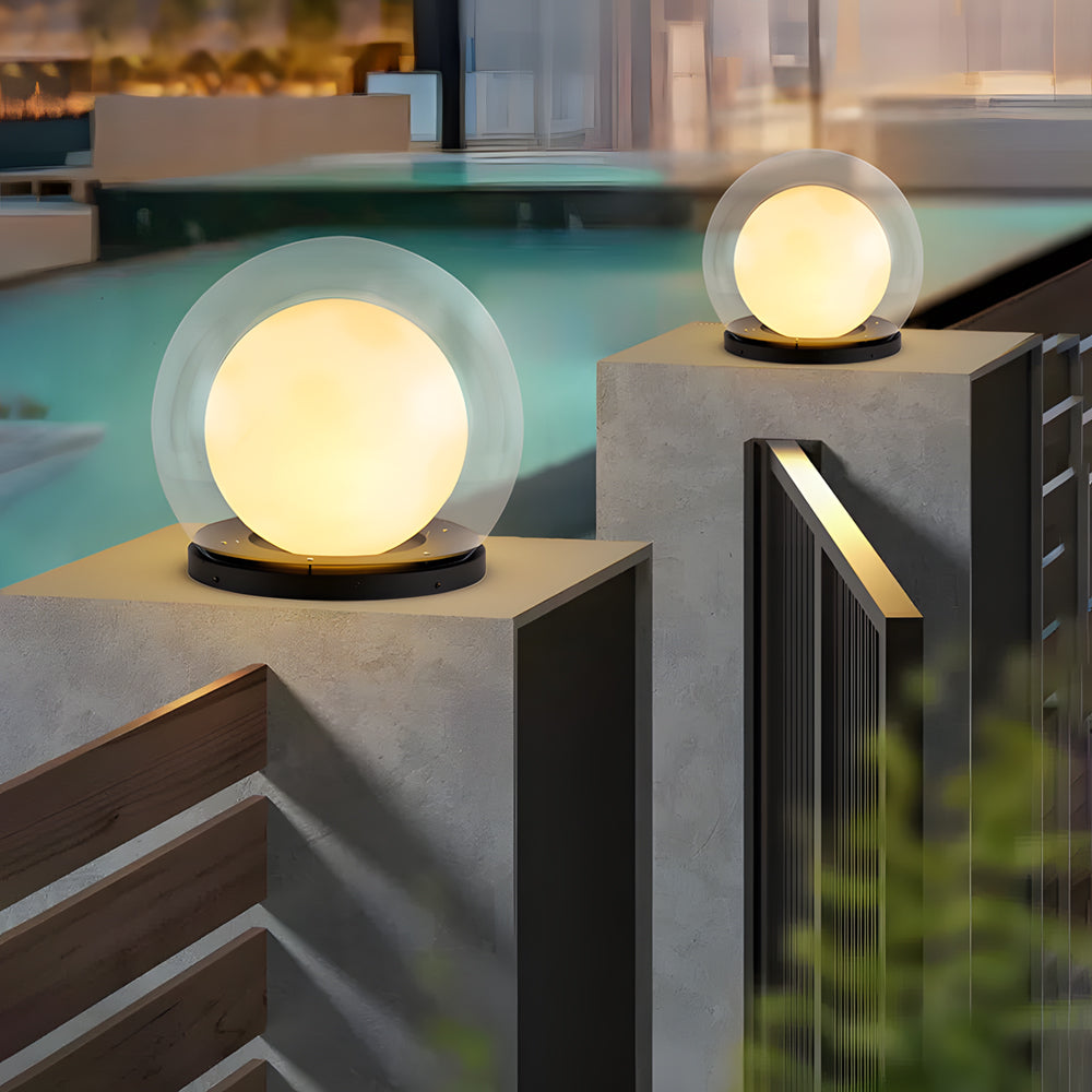 Søjlelampe til udendørs brug