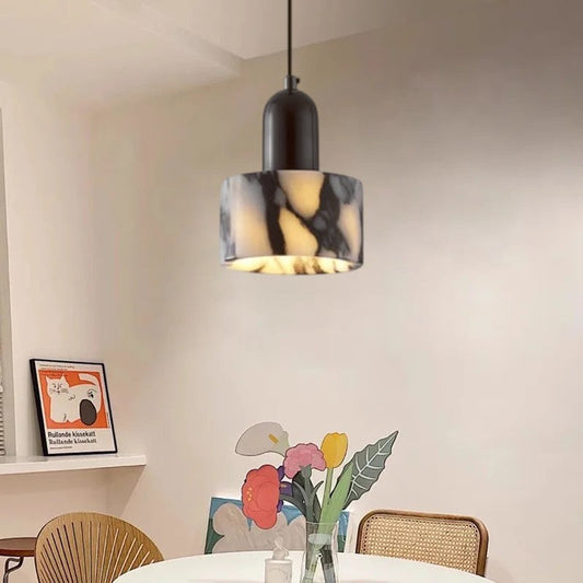 Sort marmor pendellampe
 - lichtdekor.com