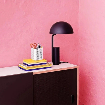 Bordlampe med kappe
