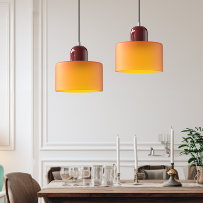 Kreativ Bauhaus-pendel i glas