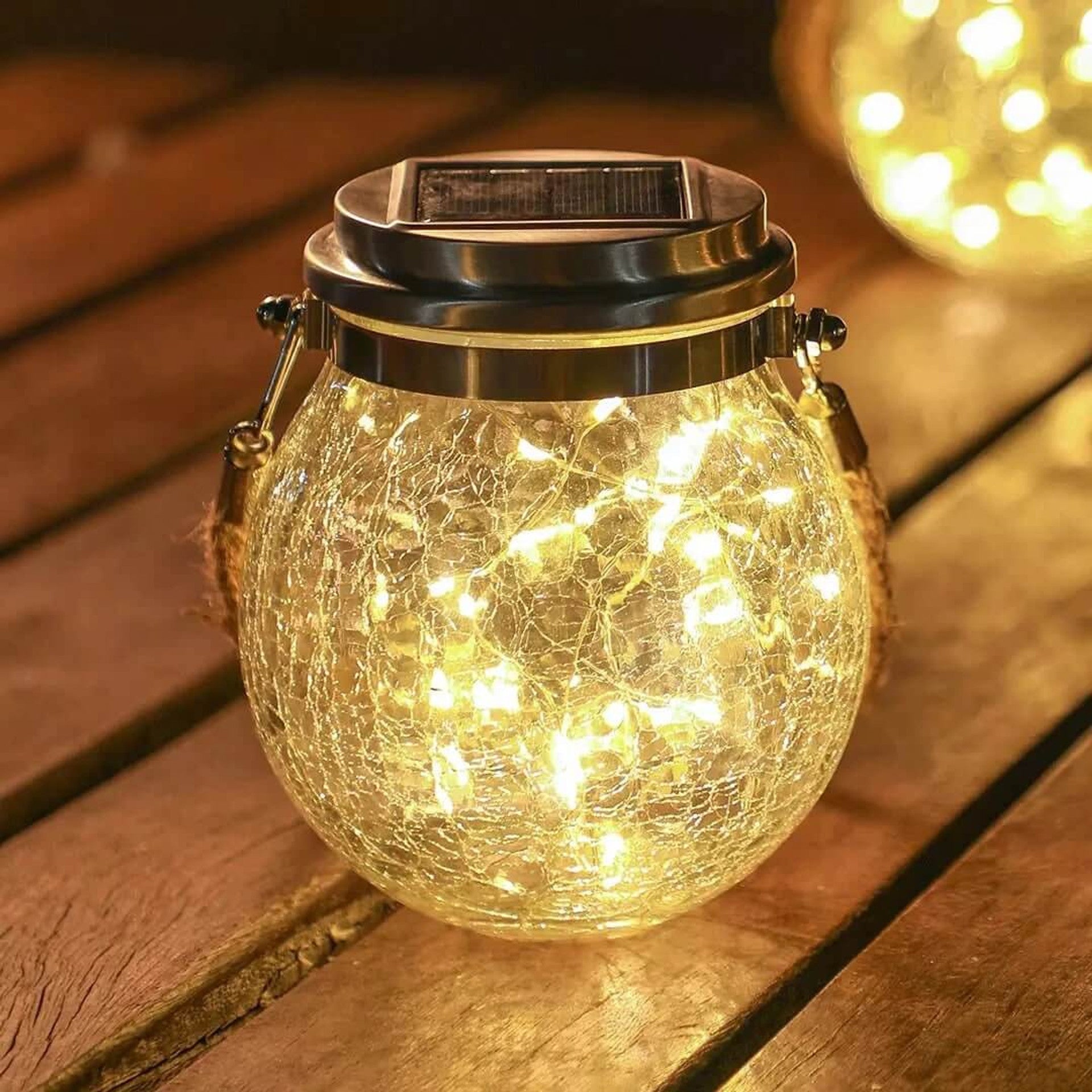 Solcelle-glaslys (1 + 2 gratis)
 - lichtdekor.com