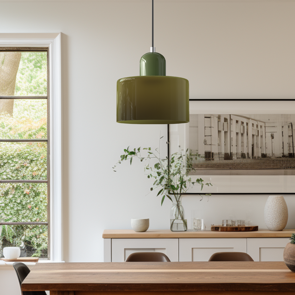 Kreativ Bauhaus-pendel i glas