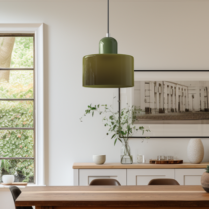 Kreativ Bauhaus-pendel i glas