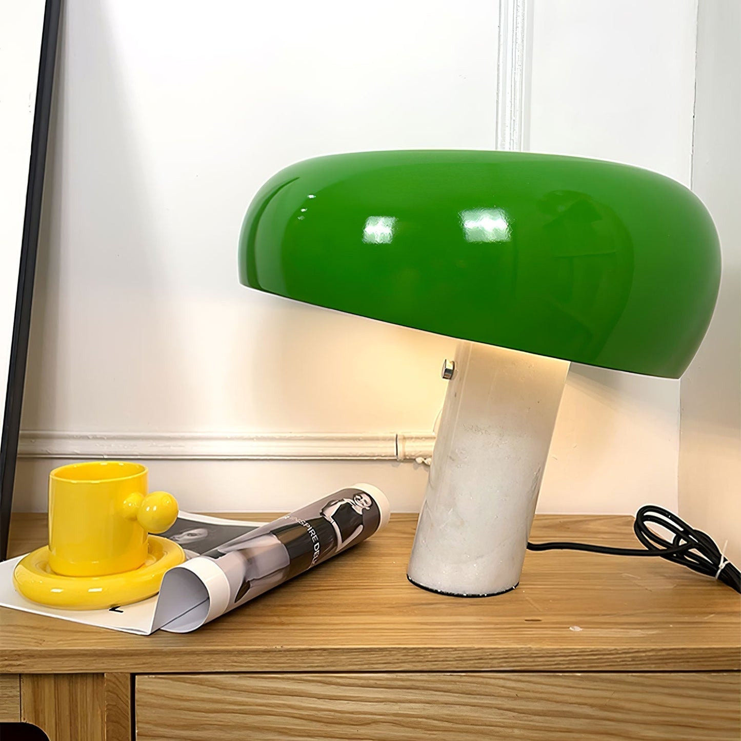 Marmorbordlampe