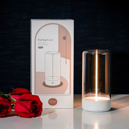 Minimalistisk magnetisk bordlampe