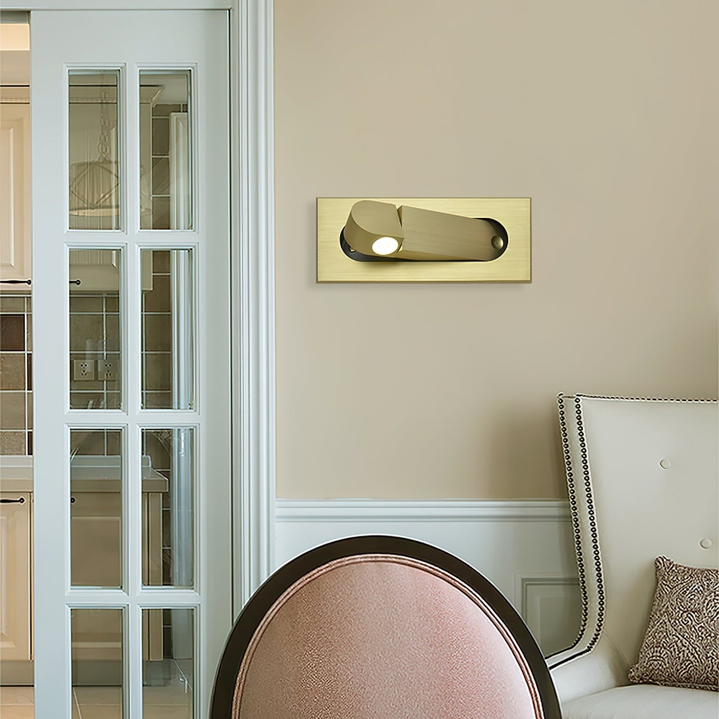 Stilren LED-natbordlampe