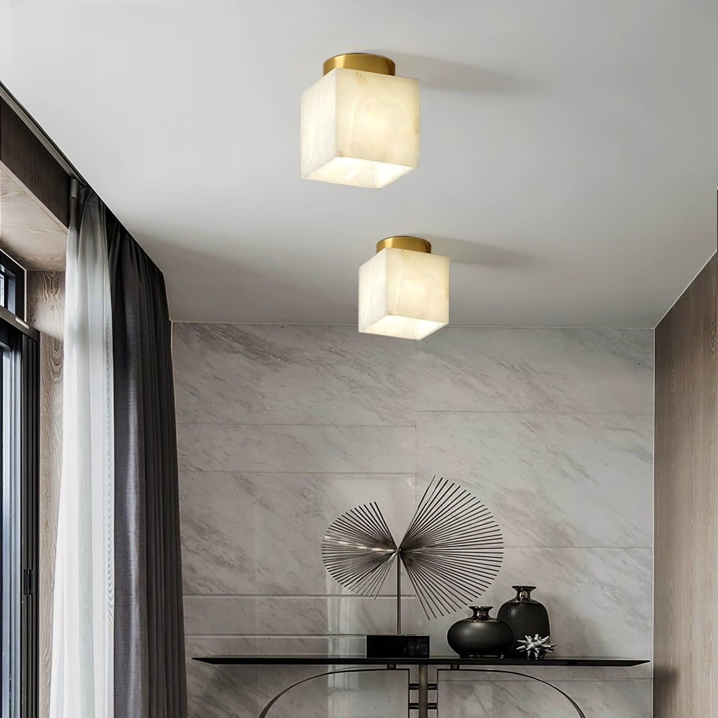 Alabaster Moon Loft Lamp