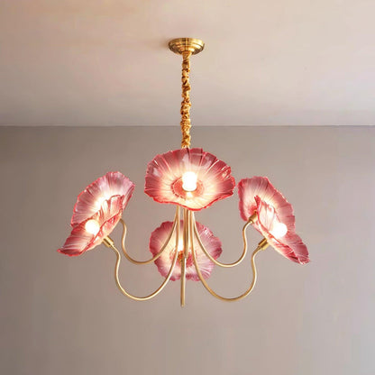 Murano glass blomsterlysestake