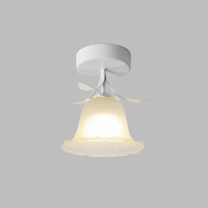 Enkel Fransk Tiffany Mini Blomster Loftlampe