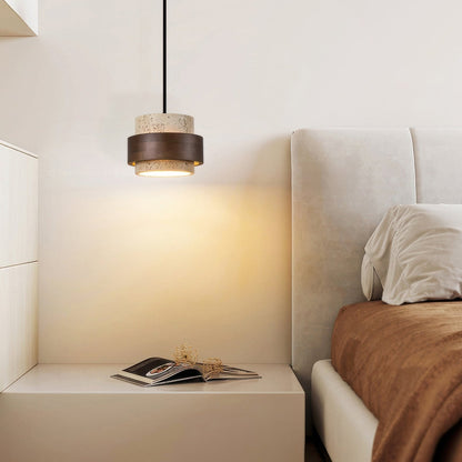 Wabi-Sabi Ascend Retro Stone Pendant