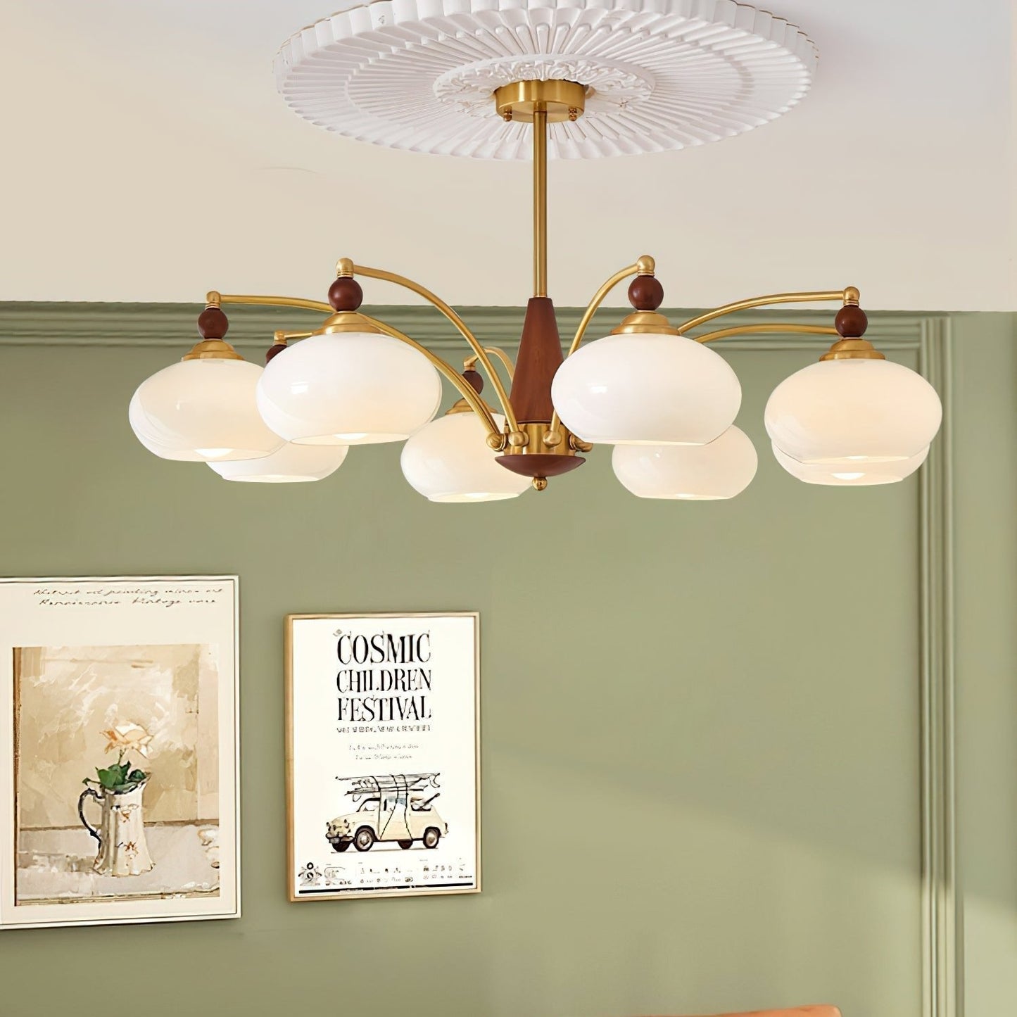 Vintage Melodica Chandelier
