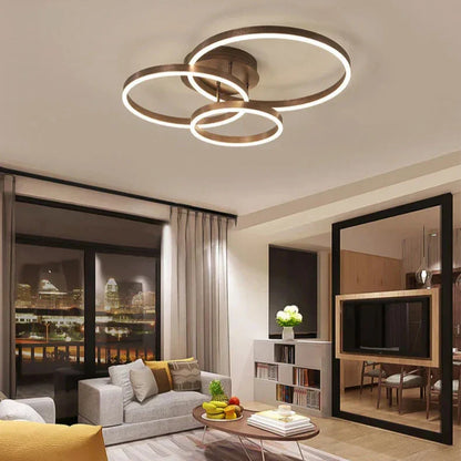 Sophisticated ring pendant light