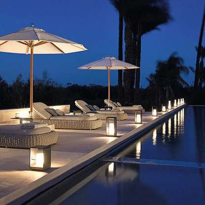 Solar patio light
