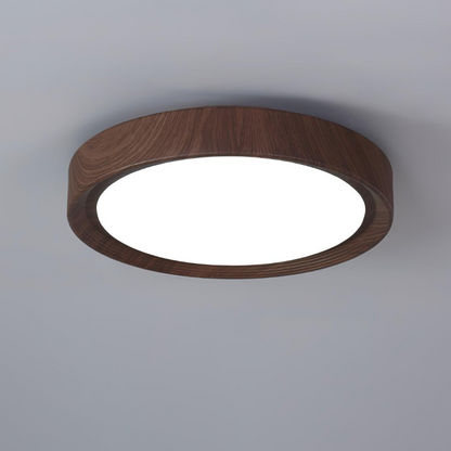 Trækorns loftslampe, rund