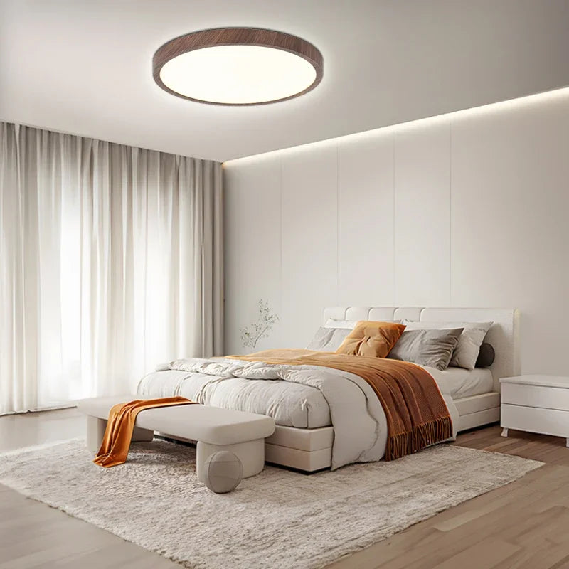 Slank, rund loftslampe