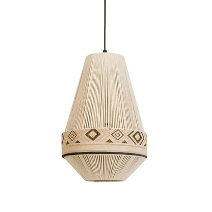 Pendellampe med frynser i boheme-stil