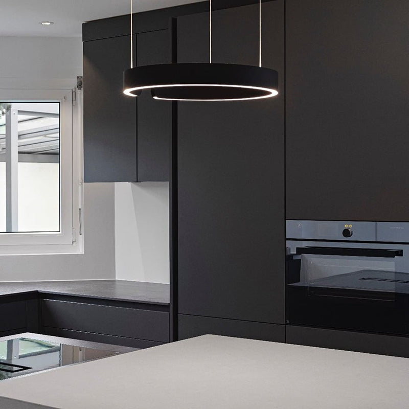 Cirkulær LED-pendel i moderne design