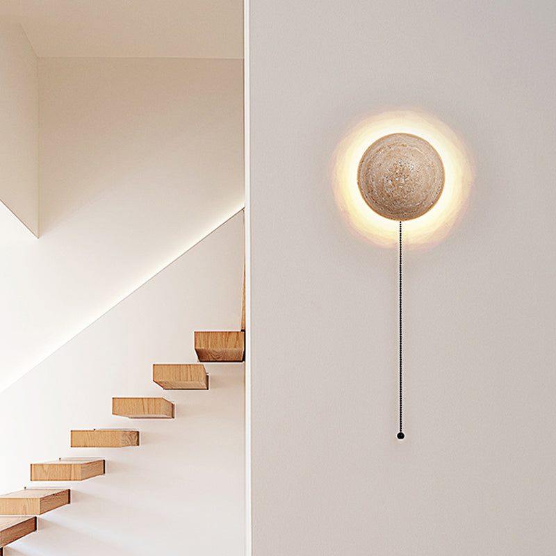 Cremefarvet væglampe i nordisk stil
 - lichtdekor.com