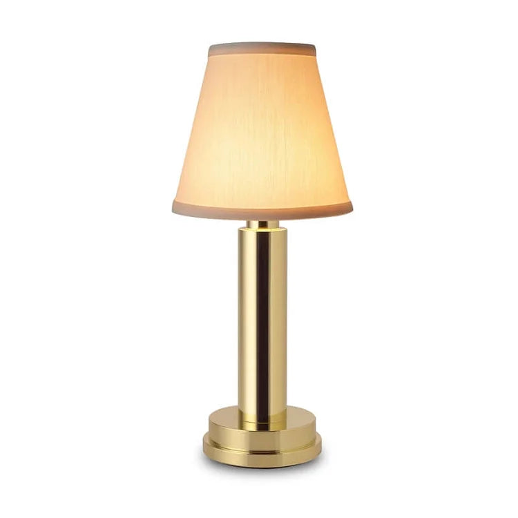 Trådløs LED Bordlampe i Silke og Metal