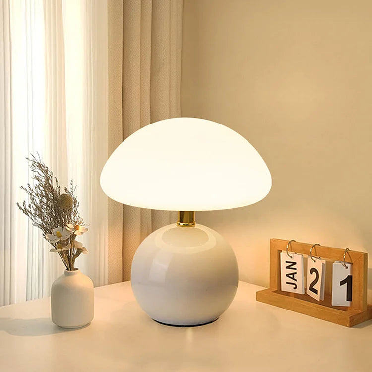 Krembjælke lampe i fransk stil