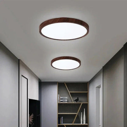 Slank, rund loftslampe