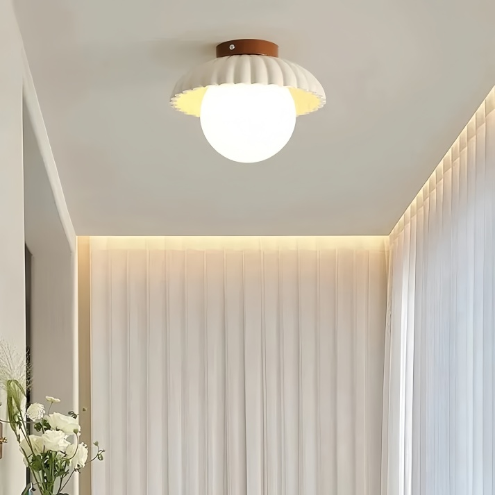 Jern loftslampe til entre