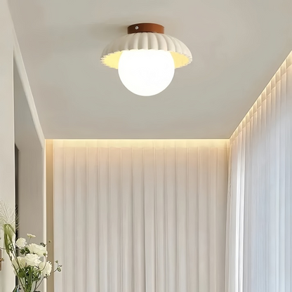 Jern loftslampe til entre