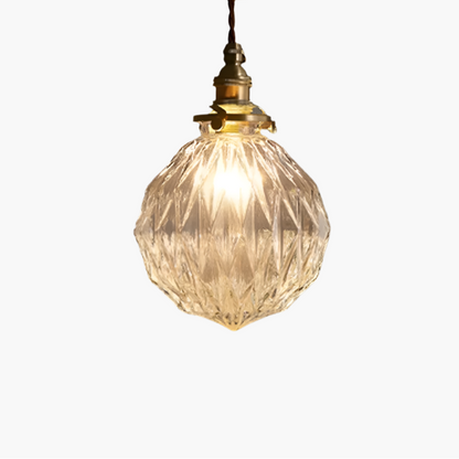 Krystalglas pendellampe