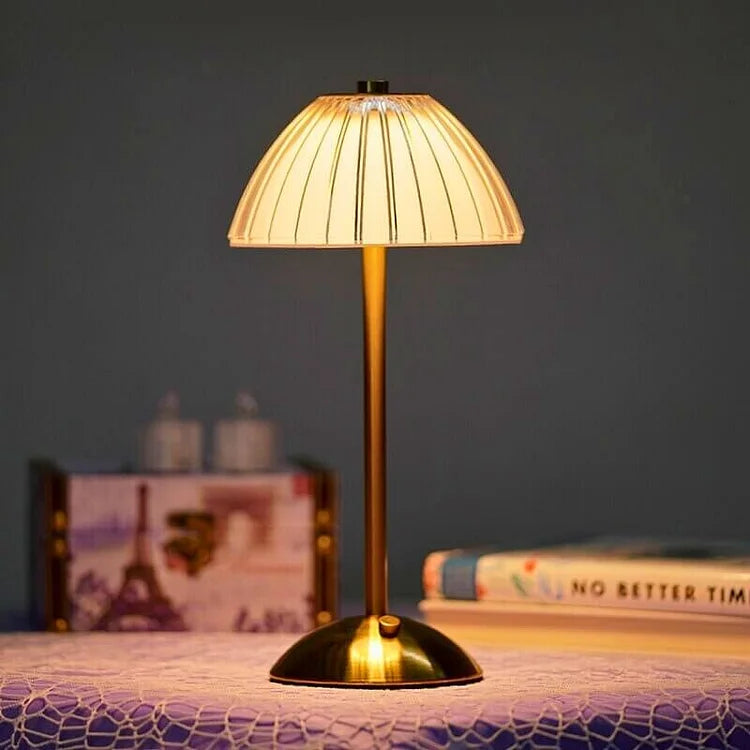 Trådløs krystalbordlampe