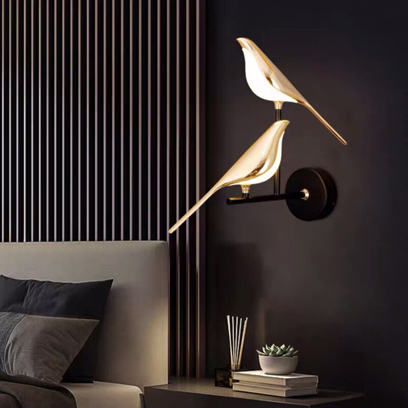 MrBird™ | Modern Fugleformet Væglampe
