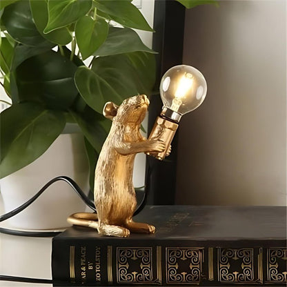 Bordlampe i Mus-design