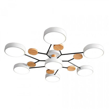 Nordisk LED-taklampe med forgrenet design