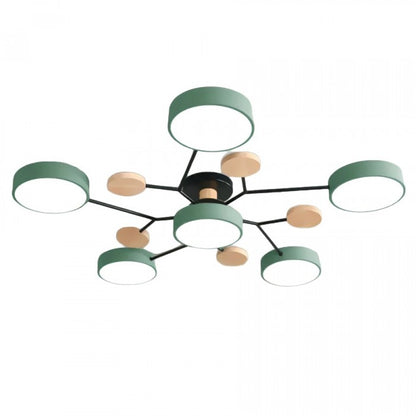 Nordisk LED-taklampe med forgrenet design