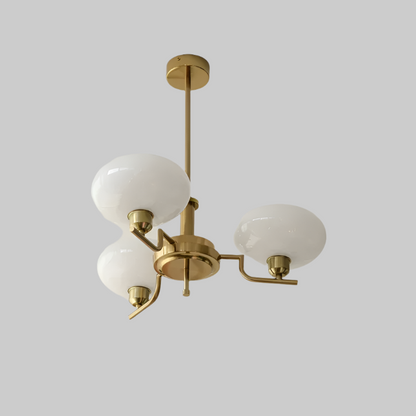 Bauhaus-inspirert taklampe i middelalderstil
