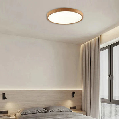 Slank, rund loftslampe