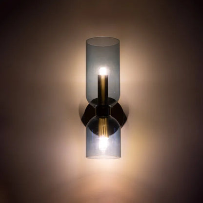 Dobbelt glas LED væglampe